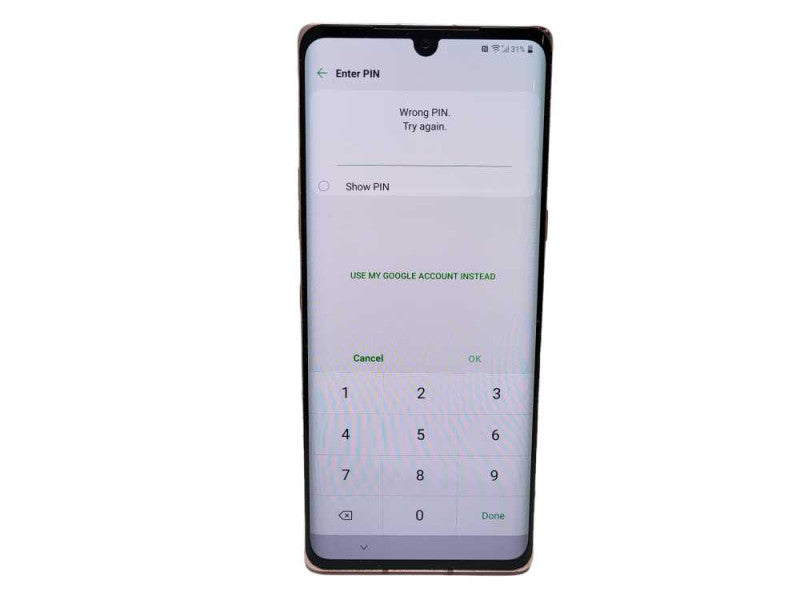 LG Velvet 5G LM-G900UM READ $