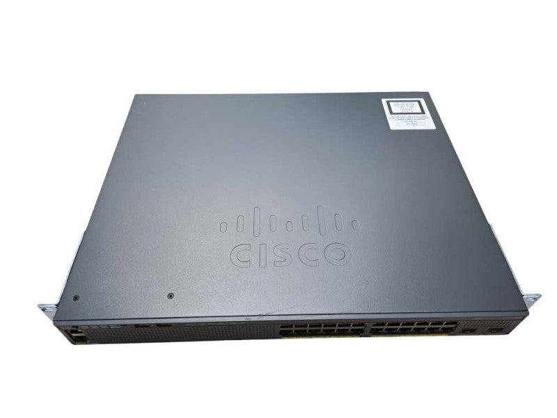 Cisco WS-C2960X-24PD-L V02 | 24 Port Gigabit PoE+ 370W Switch | 2x 10G SFP+ )