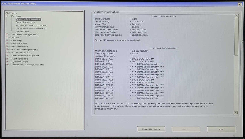 Dell Precision T7910, 2x Xeon E5-2630 v4 2.20GHz, 32GB DDR4, Quadro M2000
