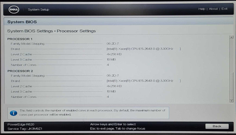 Dell PE R620 Server, 2x Xeon E5-2643 0 3.30GHz, 22GB Ram, H710 Mini, 2x 750W