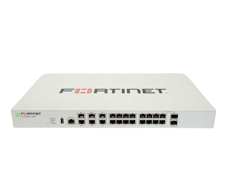 Fortinet FortiGate 100E 16-Port Firewall 2-SFP Security Appliance FG-100E Q_