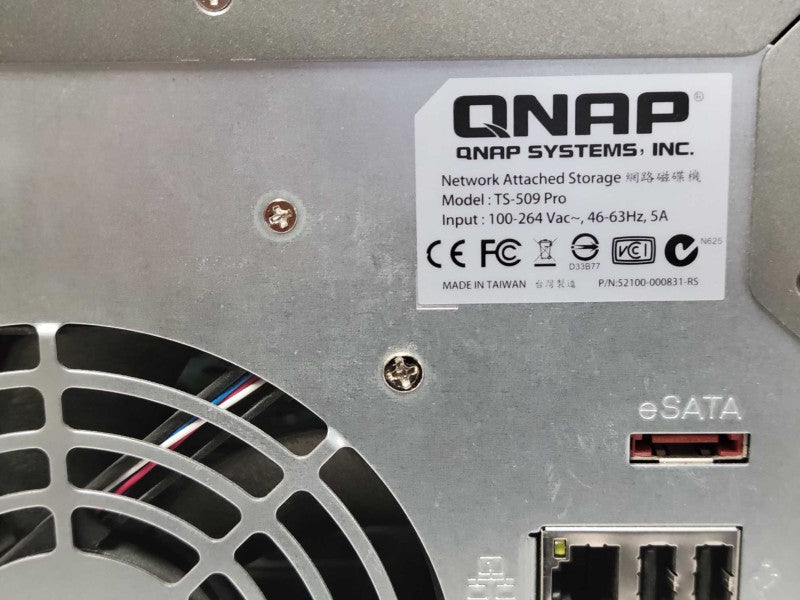 QNAP TS-509 Pro 5-Bay Network Attached Storage w/ 5x 1 TB drives Included _