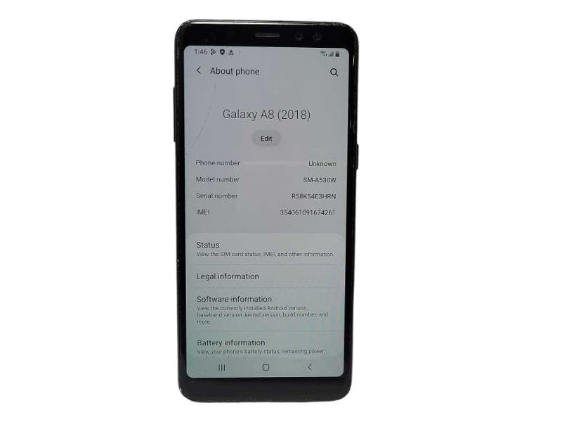 Samsung Galaxy A8 32GB (SM-A530W) - READ $