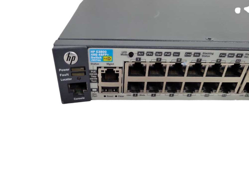 HP E3800 48G-4SFP+ 48-Port Gigabit Ethernet Switch J9574A !