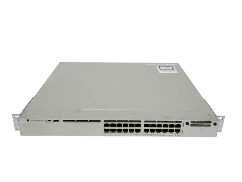 Cisco Catalyst WS-C3850-24P-S 24-Port Gig PoE+ Switch 2x PWR-C1-715WAC PSU _