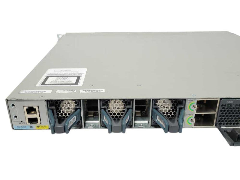 Cisco Catalyst WS-C3850-24P-S 24-Port Gig PoE+ Switch 2x PWR-C1-715WAC PSU _