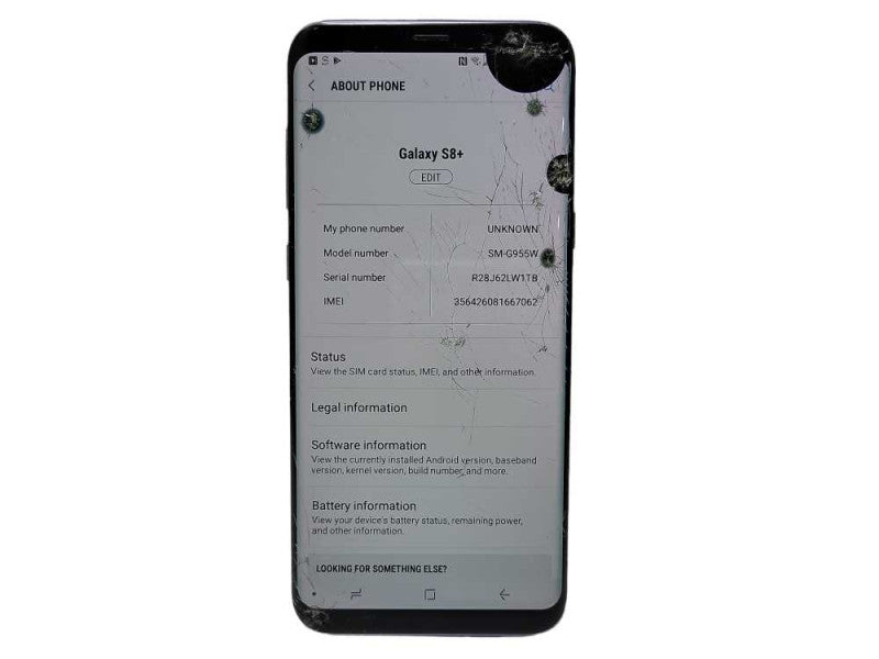 Samsung Galaxy S8+ 64GB SM-G955W READ $