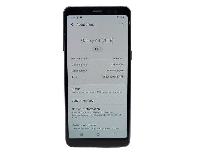 Samsung Galaxy A8 32GB (SM-A530W) - READ $