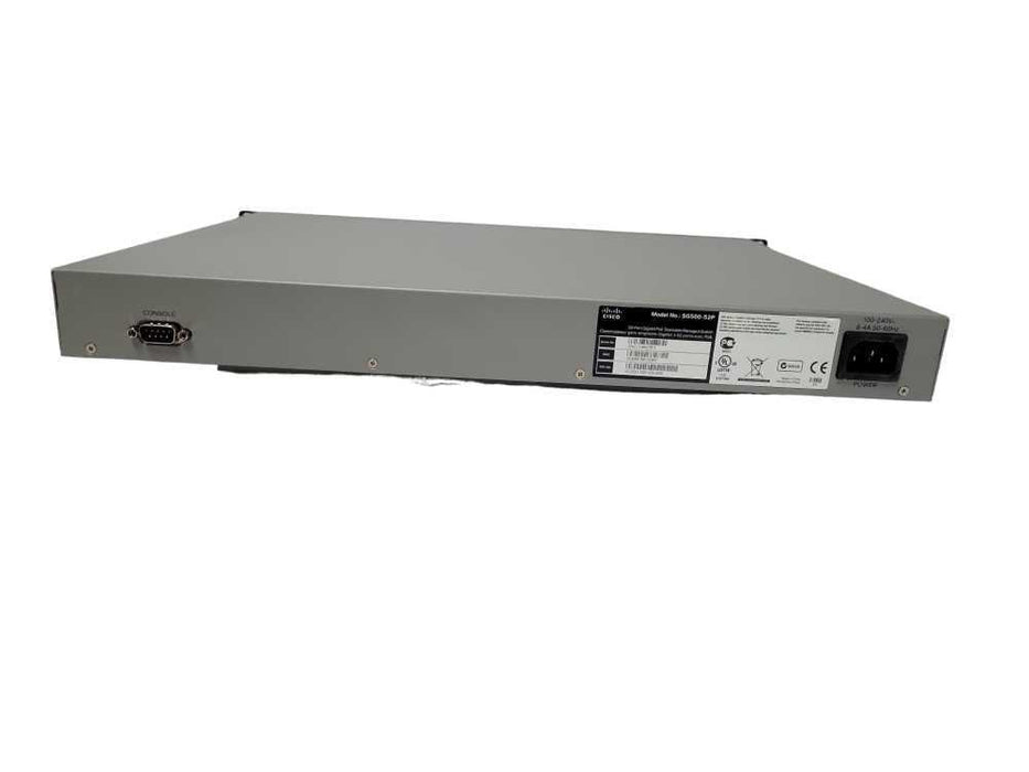Cisco SG500-52P-K9 52-Port Gigabit PoE Managed Ethernet Switch _