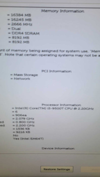 Dell OptiPlex 5070 - Core i5-9500T | 16GB RAM | 256GB NVMe Q%