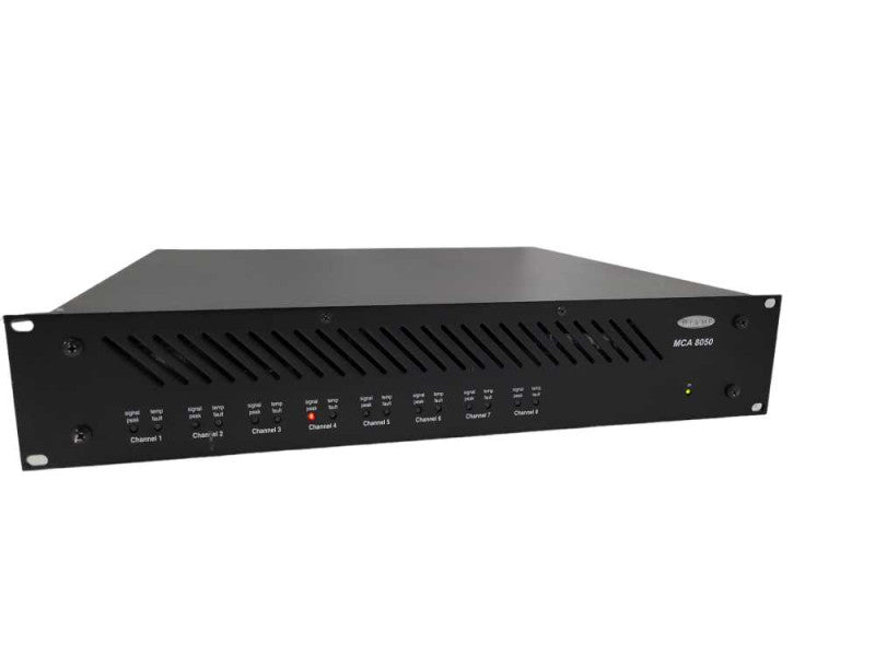 Biamp MCA 8050 Multi-Channel 8CH Audio Amplifier, READ _