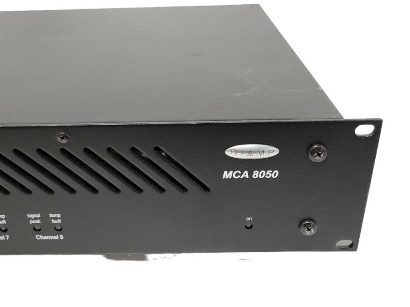 Biamp MCA 8050 Multi-Channel 8CH Audio Amplifier, READ _