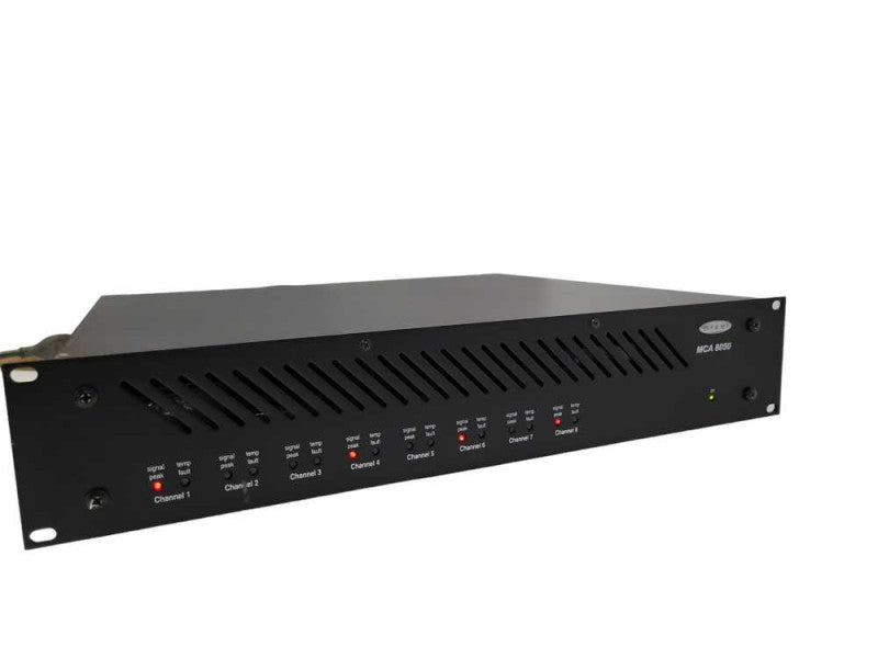 Biamp MCA 8050 Multi-Channel 8CH Audio Amplifier, READ _