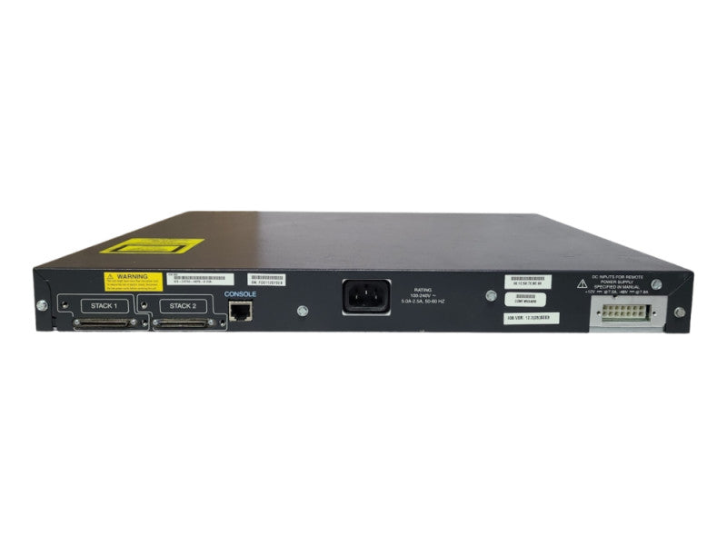 Cisco WS-C3750-48PS-S 48-Port 10/100 PoE Managed Switch