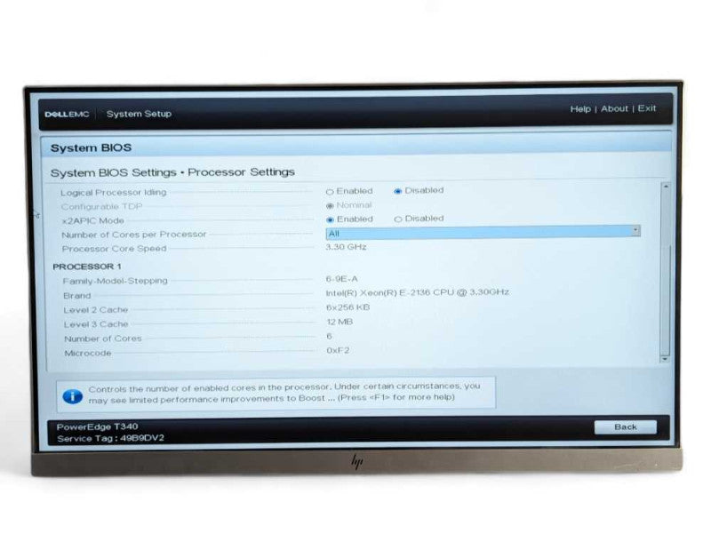 DELL PowerEdge T340 Intel Xeon E-2136 @ 3.30Ghz, 16GB RAM, Please READ  -