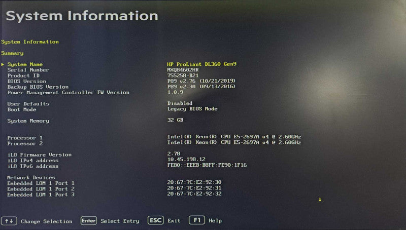 HP DL360 G9 1U Server| 2x Xeon E5-2697A V4 2.6GHz 16C, 32GB, P440ar, 8x 2.5\\"