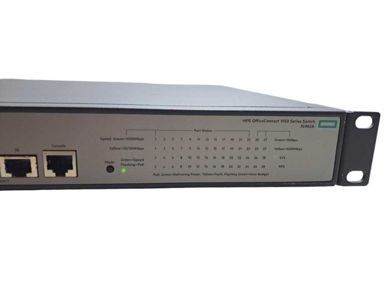 HPE OfficeConnect 1950-24G-2SFP+-2XGT-PoE+ Managed Switch | JG962A
