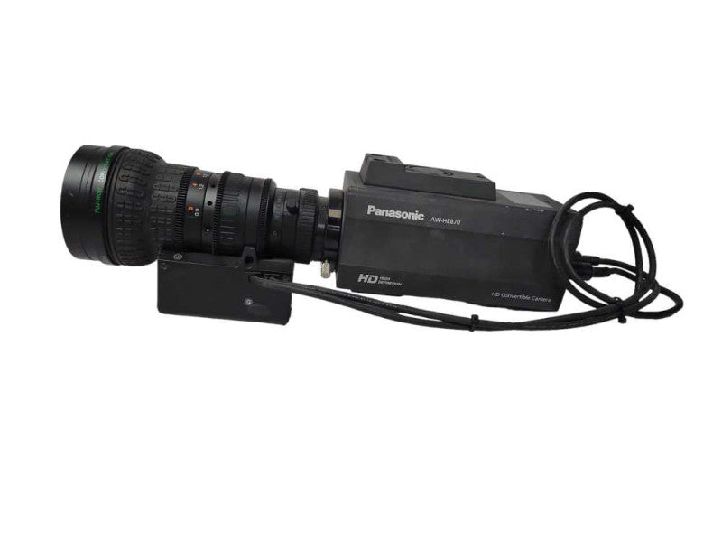 Panasonic HD Convertible Camera AW-HE870N Fujinon A20x8.6BMD-DSD lens READ _