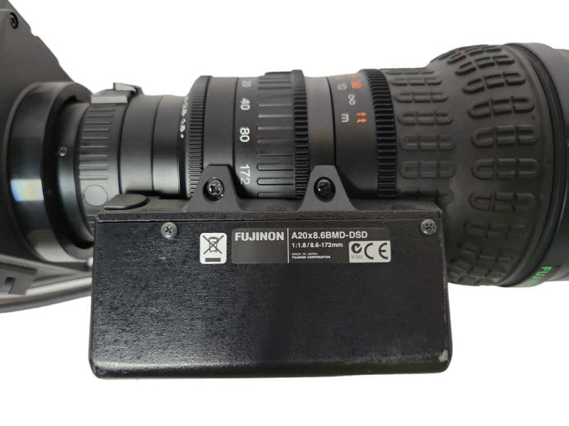 Panasonic HD Convertible Camera AW-HE870N Fujinon A20x8.6BMD-DSD lens READ _