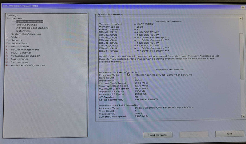 Dell Precision T7810| 2x Xeon E5-2609 v3 1.9GHz 6C, 16GB DDR4, M4000, 825W PS