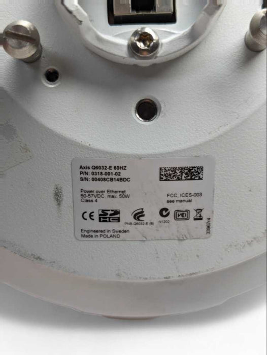 AXIS Q6032-E PTZ Network PoE Camera Please READ   -