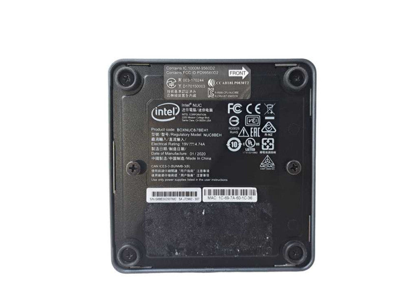 Intel NUC8i7BEH1 Micro PC | i7-8559U @ 2.70GHz 8GB DDR4 240GB SSD