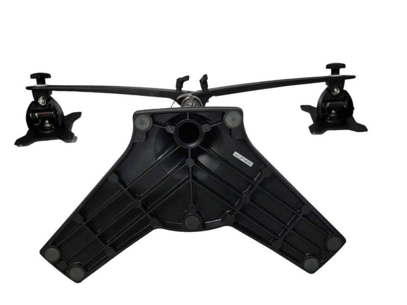 Dual arm table top monitor stand _