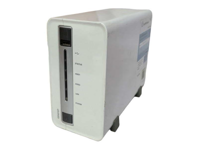 QNAP TS-212P 2 Bay Home NAS Server w/2x 2TB HDDs