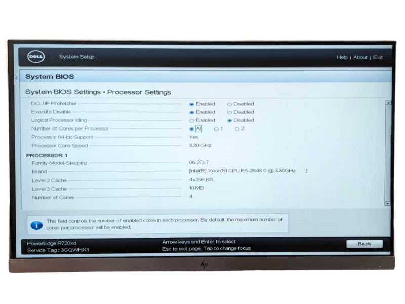DELL PowerEdge R720xd E5-2643 0 @ 3.30Ghz, 32GB RAM, H710P mini RAID  -