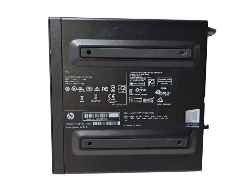 HP EliteDesk 705 G3 USFF | AMD Pro A6-9500E R5 @ 3.00GHz 8GB DDR4 No HDD/OS