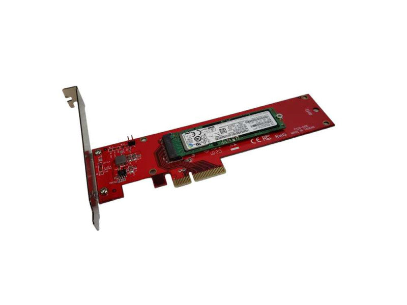 StarTech x4 PCI Express to M.2 PCIe NVMe SSD Adapter w 512gb m.2 - PEX4M2E1 +