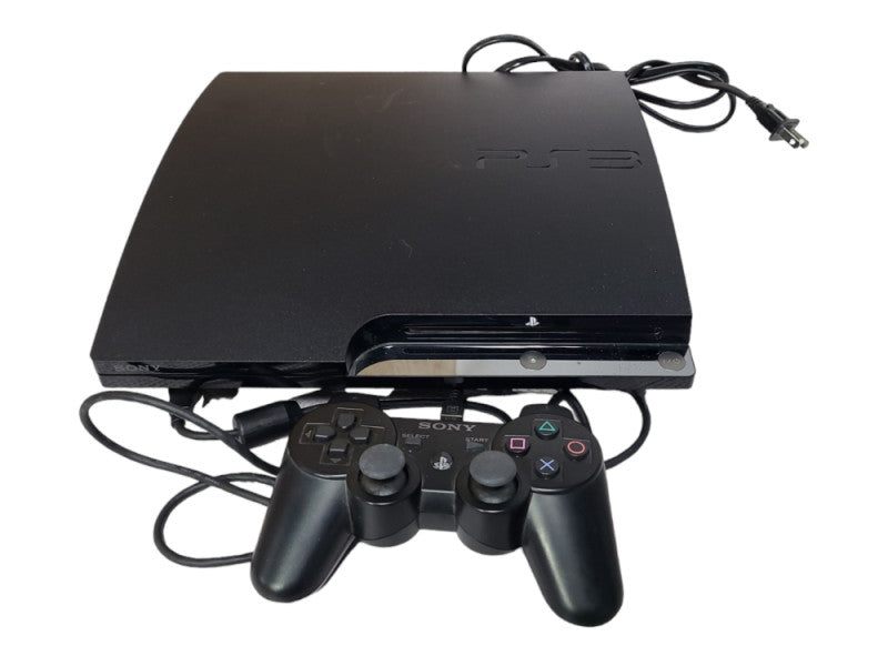 Sony PlayStation 3 Slim PS3 320GB HDD, CECH-2501B Black, 1x Controller