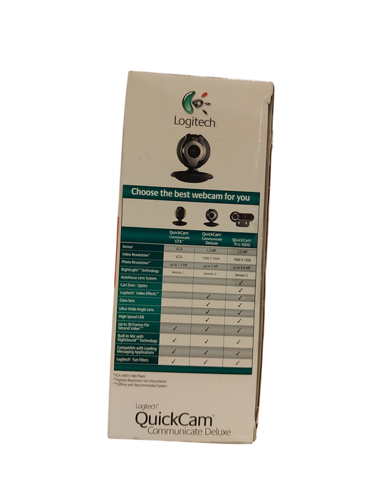 Logitech QuickCam Communicate Deluxe Webcam (Black)