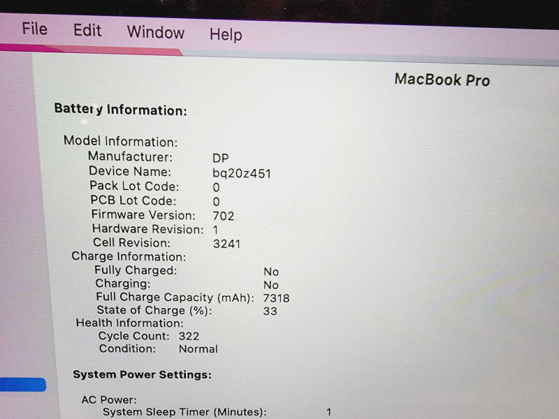 Apple Macbook Pro Retina 2015 15\\" 4-Core i7-4770HQ @ 2.2GHz 16GB DDR3 250GB SSD (