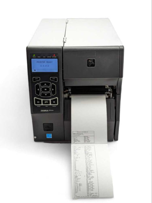 Zebra ZT410 4\\" Industrial Thermal Transfer Label Printer, 203 dpi ZT41042-T01 -