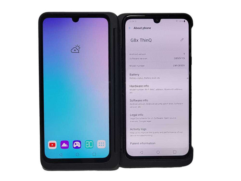 LG G8x ThinQ LM-G850V 128GB Live Demo Unit W/ Dual Screen Q$