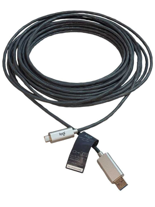 Logitech 10M Strong Cable USB 2.0/3.0/3.1 Type A to USB type-C Cable 850-0000 :