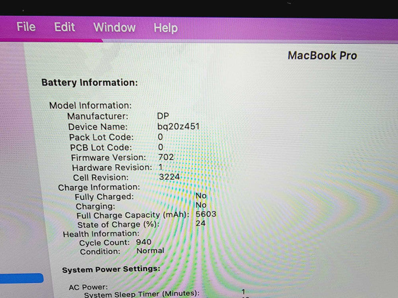 Apple Macbook Pro Retina 2015 13\\" Core i5-5257U @ 2.7GHz 8GB DDR3 250GB SSD (