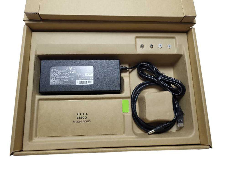Cisco Meraki MX65-HW Wired Router w/ AC Adapter $