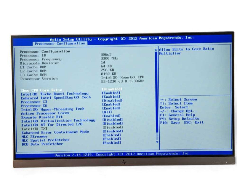Intel Tower Server S1200V3RP Xeon E3-1230 v3 @ 3.30GHz, 32GB RAM  -