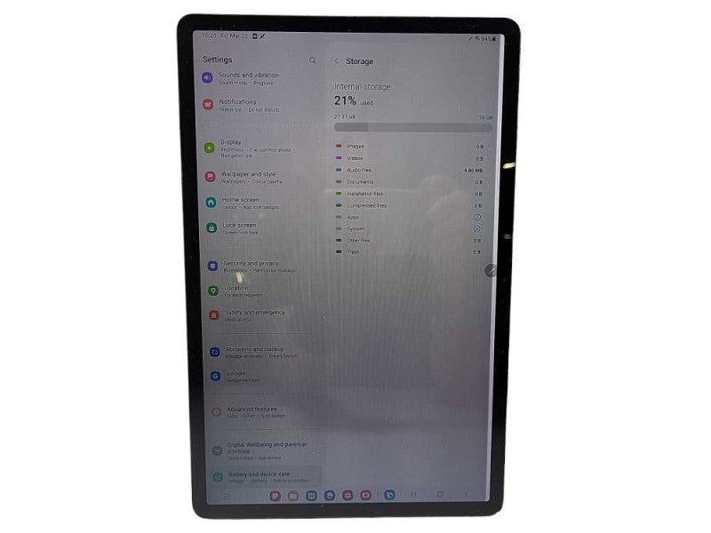 Samsung Galaxy Tab S7 Plus T970 12.4\\" 128GB Black (WiFi) READ $