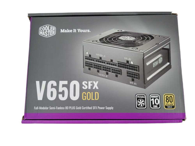 Cooler Master V650 650W 80 Plus Gold SFX Power Supply !