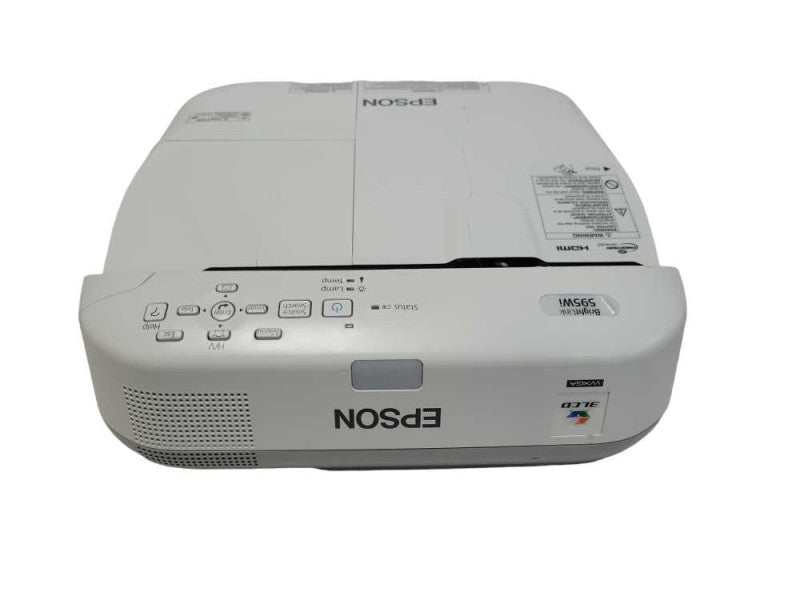 Epson BrightLink 595Wi LCD projector H599A, No remote, READ _