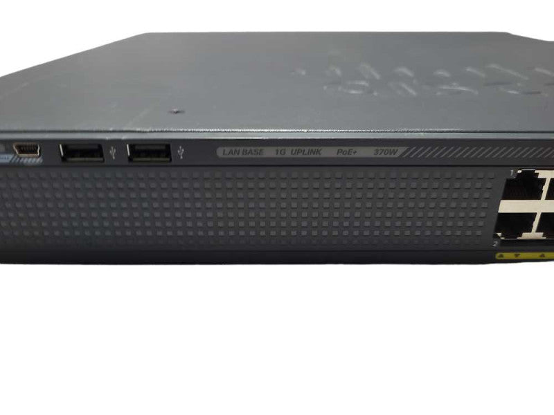 Cisco WS-C2960X-24PS-L | 24-Port Gigabit PoE+ 370W 4x SFP Switch + StackMod READ $