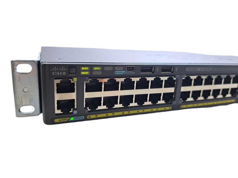 Cisco WS-C2960X-48TS-L | 48-Port Gigabit Managed Switch | + Stacking Mod