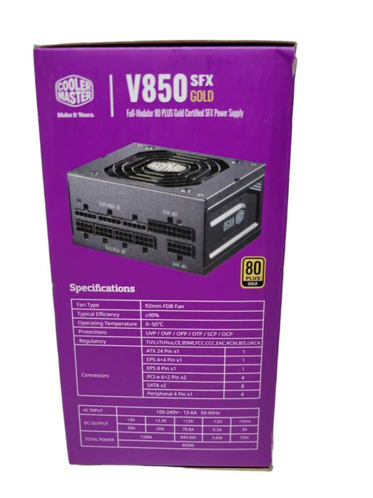 CoolerMaster V850 SFX GOLD Full-Modular SFX 850W PSU %