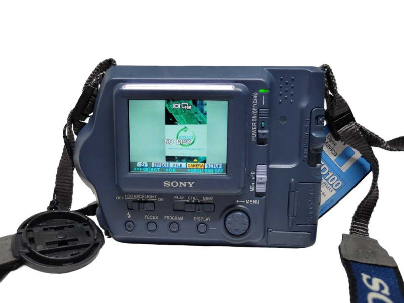 Working-Vintage Sony Mavica Floppy Disk Digital Still Camera MVC-FD100 %