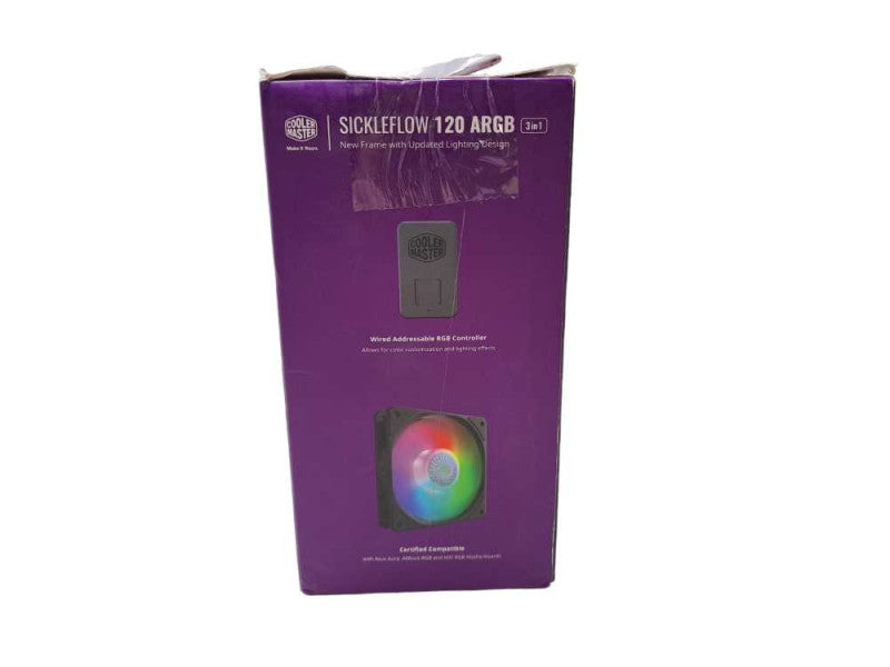 CoolerMaster Fan MFX-B2DN-183PA-R1 SickleFlow 120 Addressable RGB 3 in 1