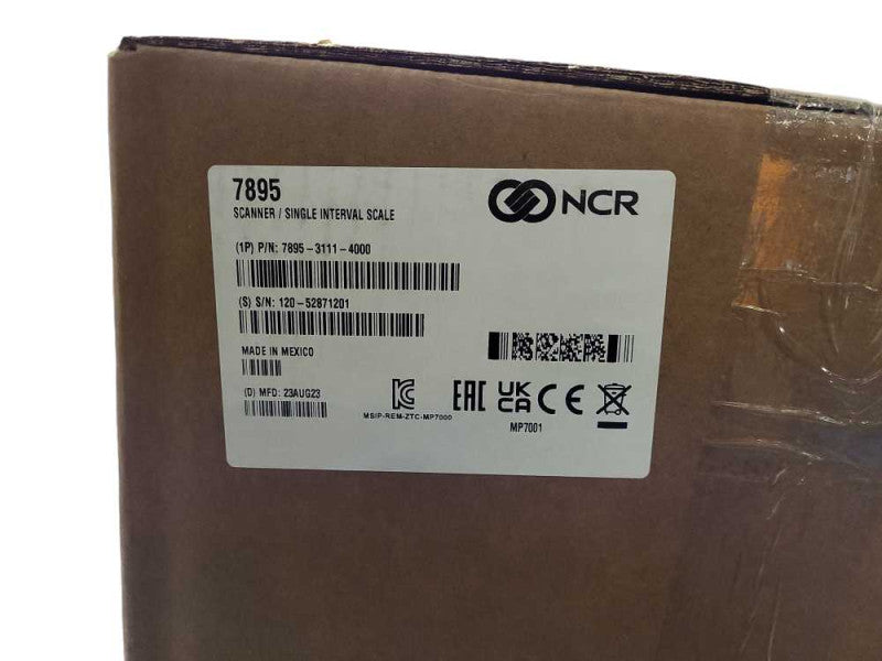 New Open Box | NCR 7895-3111-4000 Color Bi-Optic Imager - Scanner/Scale $