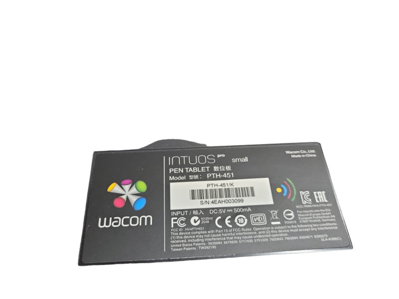 Wacom Intuos Pro Creative Pen Tablet Small Model PTH 451 w/ Pen &